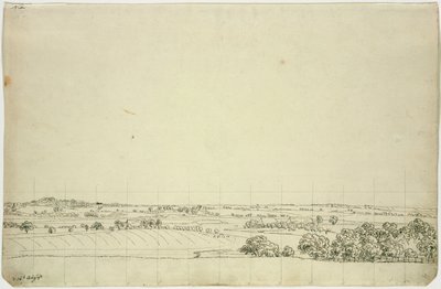 View Towards Putbus by Caspar David Friedrich